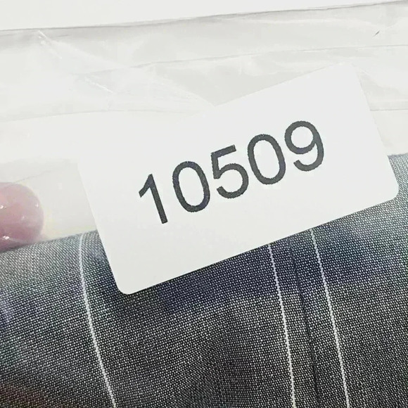 Talbots Womens Mohair/Wool Blend Grey Pinstripe Blazer Jacket Size 16 - Picture 6 of 6